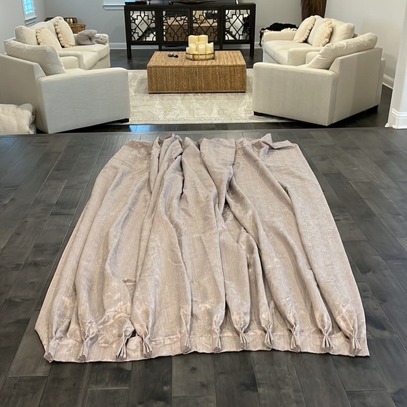 CUSTOM MADE DRAPES set of 2 - Picture 9 of 16